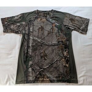 Game Winner Men Lg Reversible Camo Shirt Realtree Xtra MAX-5 Hunting Polyester